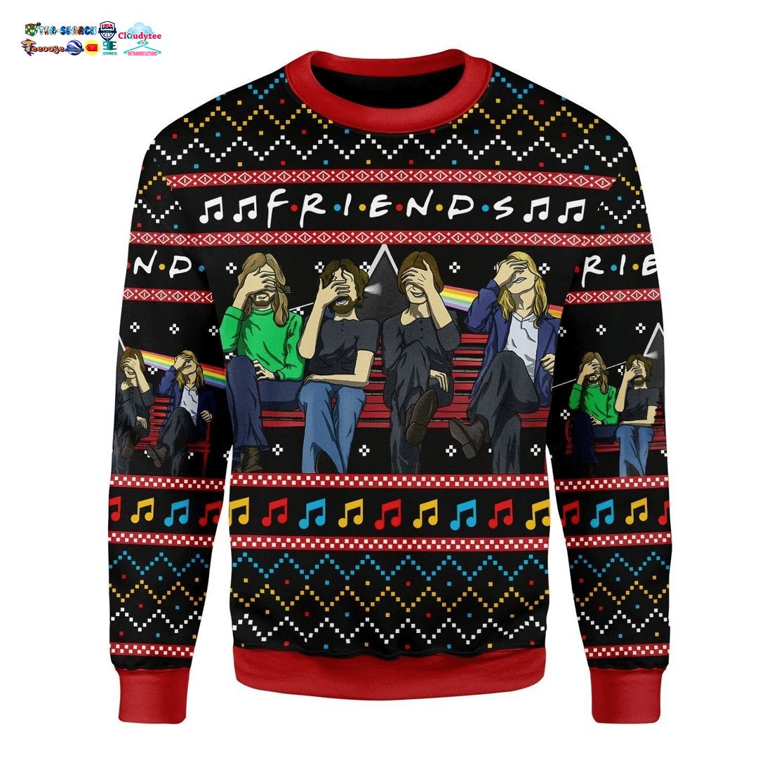 Friends Squad Ugly Christmas Sweater