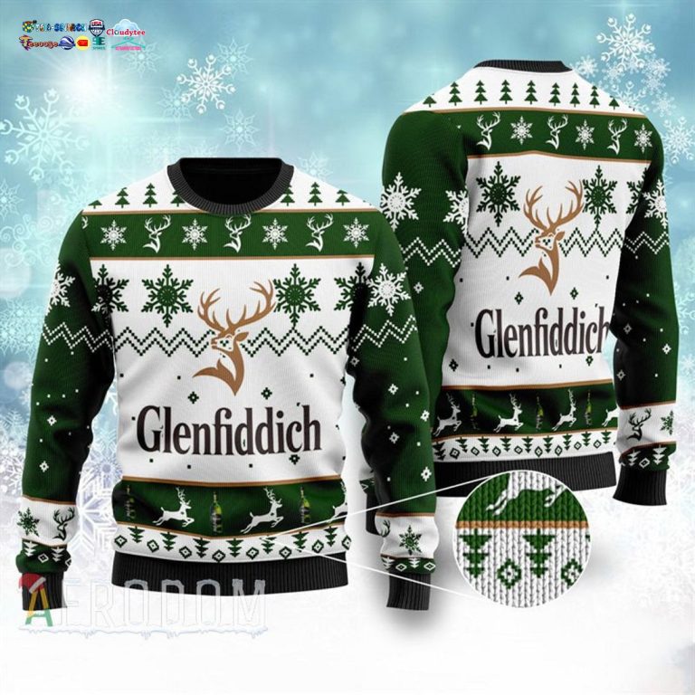 Glenfiddich Ugly Christmas Sweater - You look different and cute