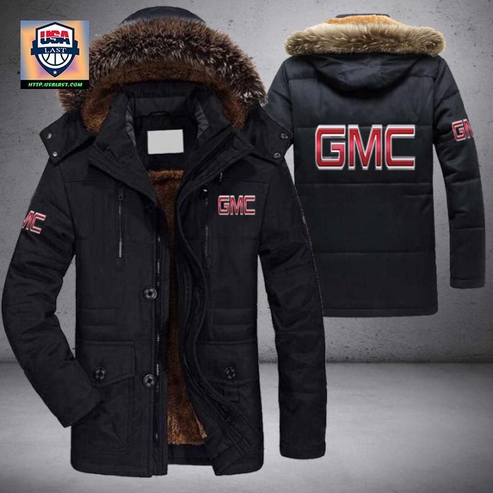 GMC Car Brand Parka Jacket Winter Coat – Usalast
