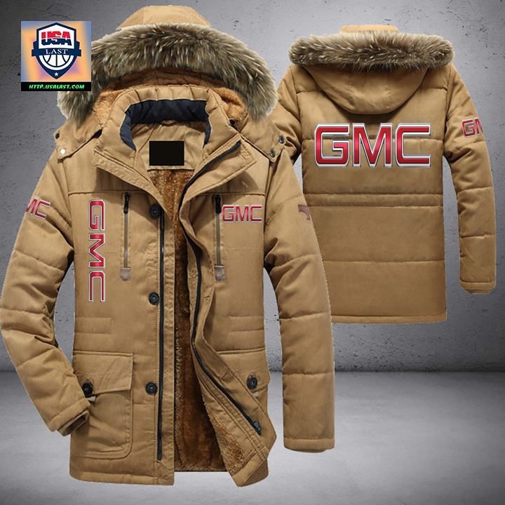 GMC Logo Brand Parka Jacket Winter Coat - Elegant picture.