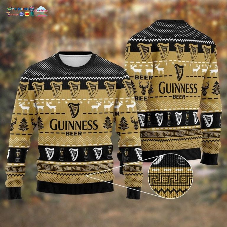 Guinness Ver 6 Ugly Christmas Sweater - You look lazy