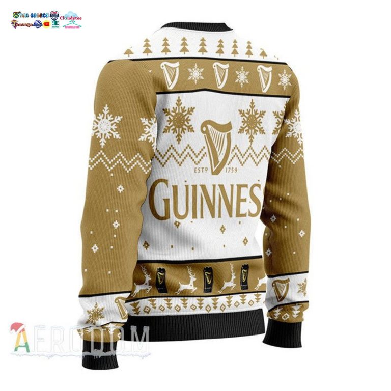 Guinness Ver 8 Ugly Christmas Sweater - Oh my God you have put on so much!