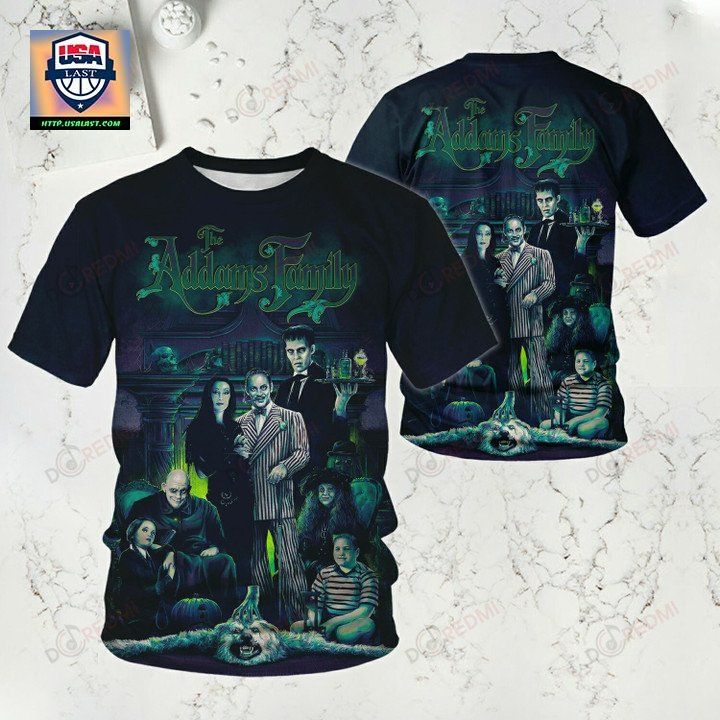 Halloween The Addams Family 3D Shirt - Amazing Pic