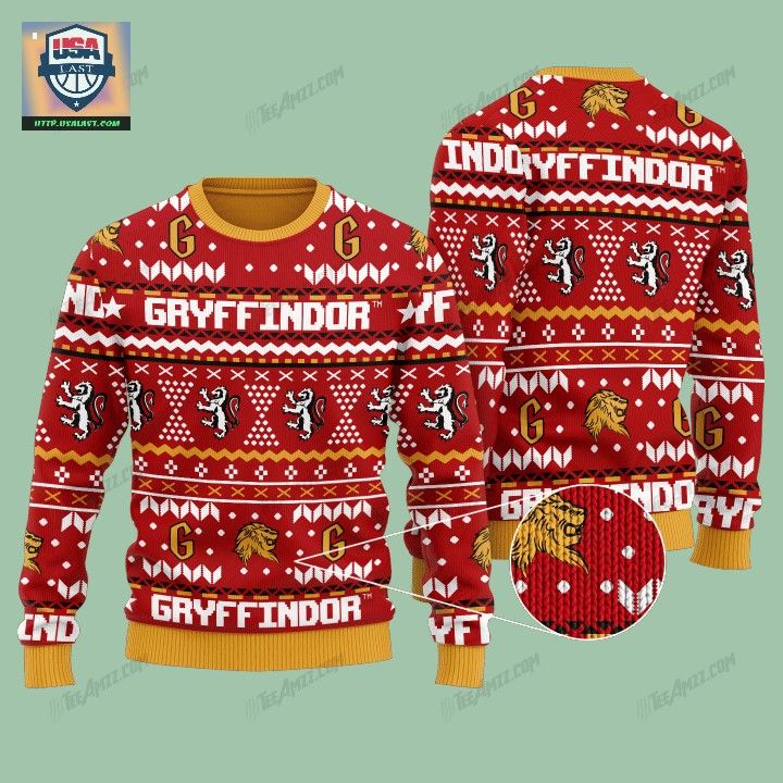 Harry Potter Gryffindor House Ugly Christmas Sweater – Usalast