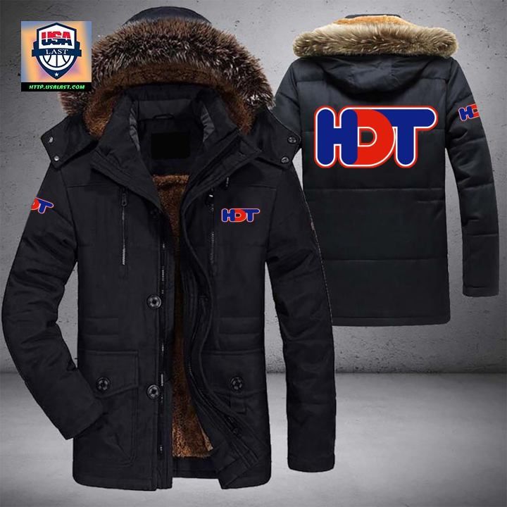 HDT Logo Brand Parka Jacket Winter Coat – Usalast