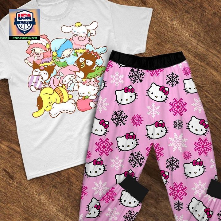 Hello Kitty Holiday Christmas Family Pajamas Set - Coolosm