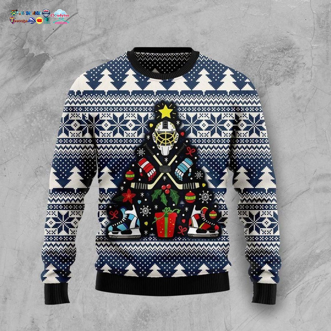Hockey Ugly Christmas Sweater - You look insane in the picture, dare I say