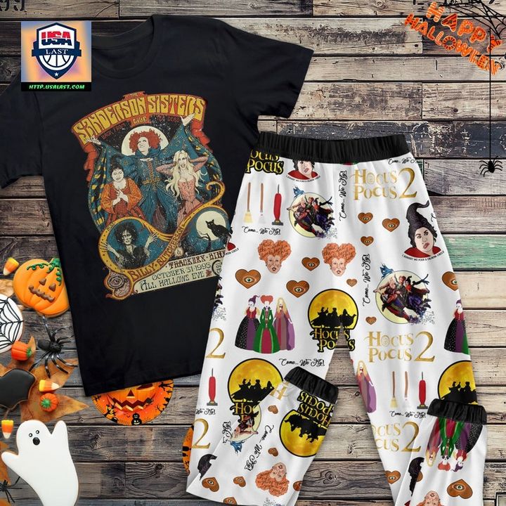 Hocus Pocus 2 Horror Movie Halloween Pajamas Set – Usalast