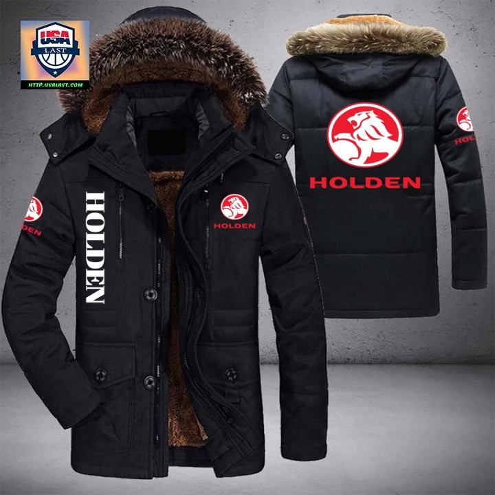 Holden Logo Brand Parka Jacket Winter Coat – Usalast