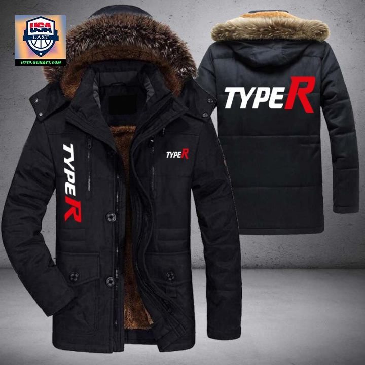 Honda Type R Logo Brand Parka Jacket Winter Coat – Usalast