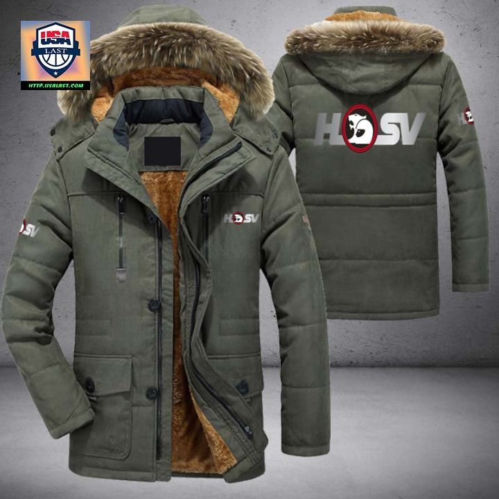 HSV Car Brand Parka Jacket Winter Coat - Our hard working soul