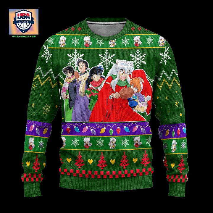 Inuyasha Anime Ugly Christmas Sweater InuYasha Xmas Gift – Usalast