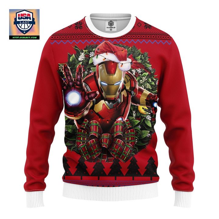Iron Man Cartoon Noel Mc Ugly Christmas Sweater Thanksgiving Gift – Usalast