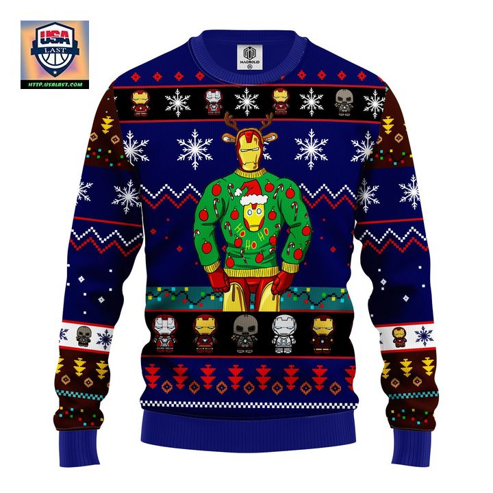 Iron Man Funny Ugly Christmas Sweater Purple Amazing Gift Idea Thanksgiving Gift – Usalast