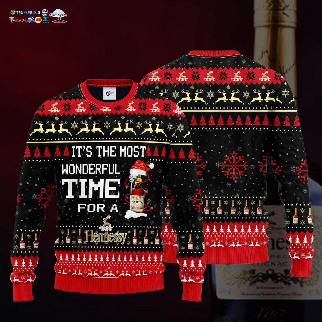 It’s the Most Wonderful Time For A Hennessy Ugly Christmas Sweater