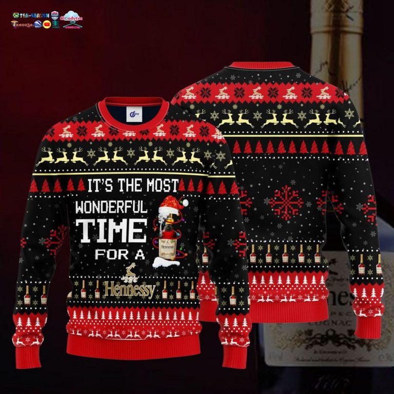 It's the Most Wonderful Time For A Hennessy Ugly Christmas Sweater - Stunning