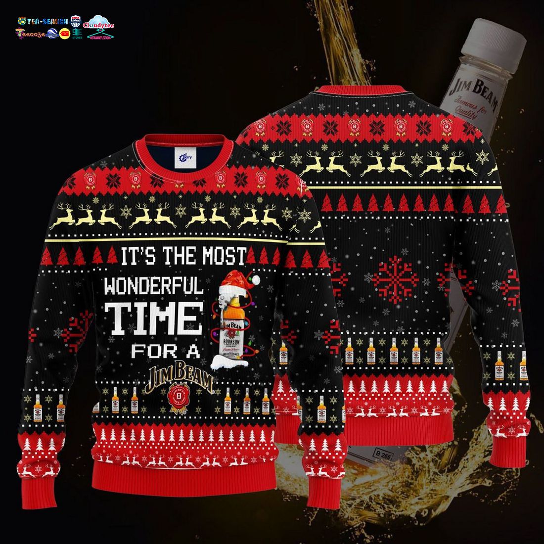 It’s the Most Wonderful Time For A Jim Beam Ugly Christmas Sweater