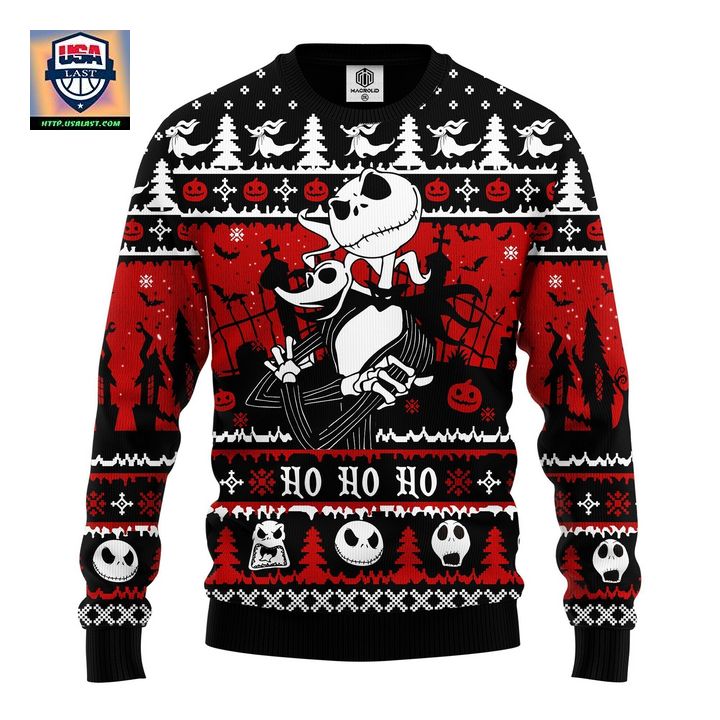 Jack And Zero Nightmare Before Xmas Ugly Christmas Sweater Amazing Gift Idea Thanksgiving Gift – Usalast