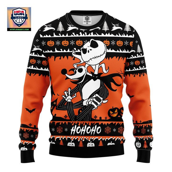 Jack And Zero Nightmare Ugly Christmas Sweater Amazing Gift Idea Thanksgiving Gift – Usalast