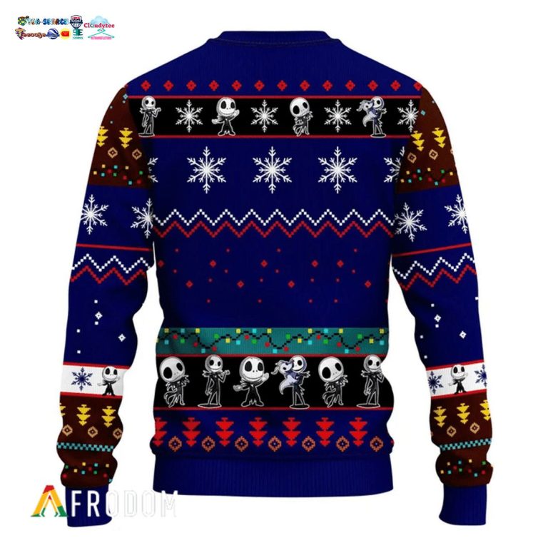 Jack Skellington Chibi Ugly Christmas Sweater - Sizzling