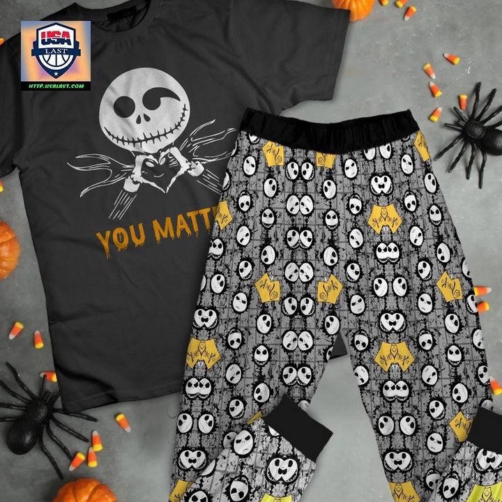 Jack Skellington You Matter Halloween Pajamas Set - Wow! This is gracious