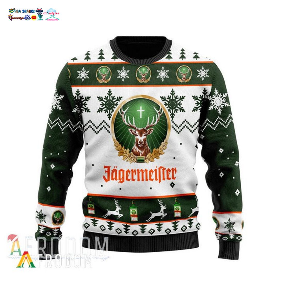 Jagermeister Ver 2 Ugly Christmas Sweater