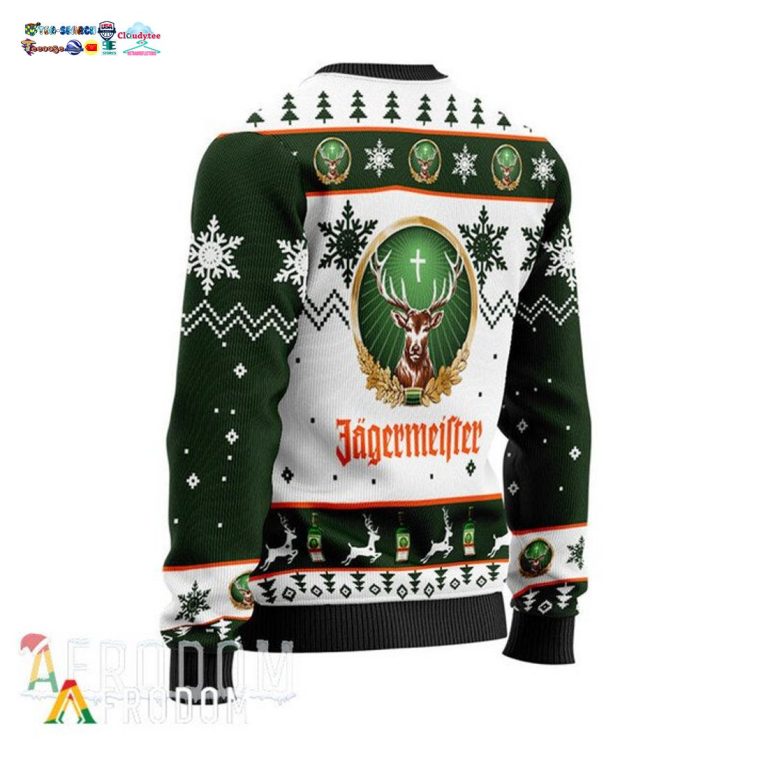 Jagermeister Ver 2 Ugly Christmas Sweater - Our hard working soul