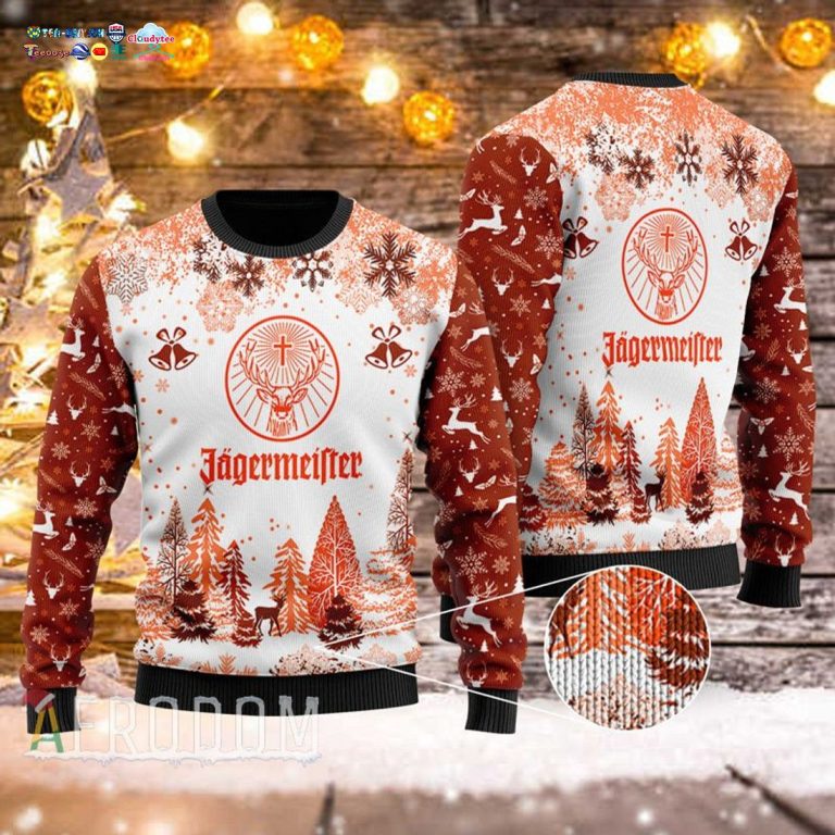 Jagermeister Ver 3 Ugly Christmas Sweater - Trending picture dear