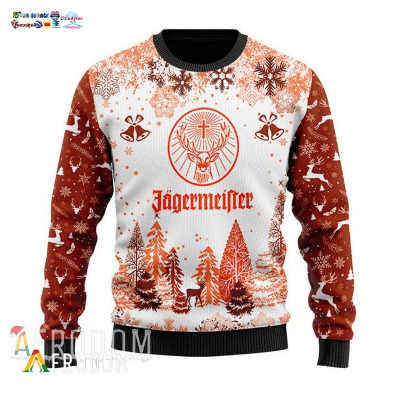 Jagermeister Ver 3 Ugly Christmas Sweater - Looking so nice