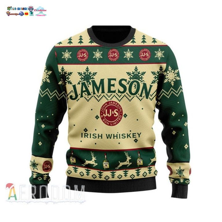 Jameson Irish Whiskey Ver 2 Ugly Christmas Sweater - You look too weak