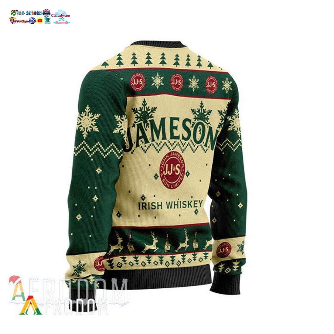 Jameson Irish Whiskey Ver 2 Ugly Christmas Sweater