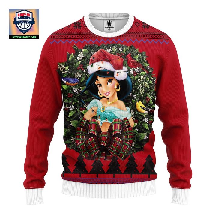 Jasmin Aladdin Princess Noel Mc Ugly Christmas Sweater Thanksgiving Gift – Usalast