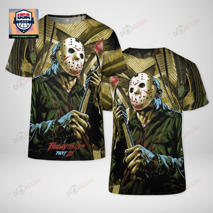 Jason Voorhees Friday the 13th New Model 3D Shirt Ver09 - You look lazy