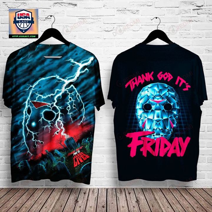 Jason Voorhees Thank God It’s Friday Halloween 3D Shirt – Usalast
