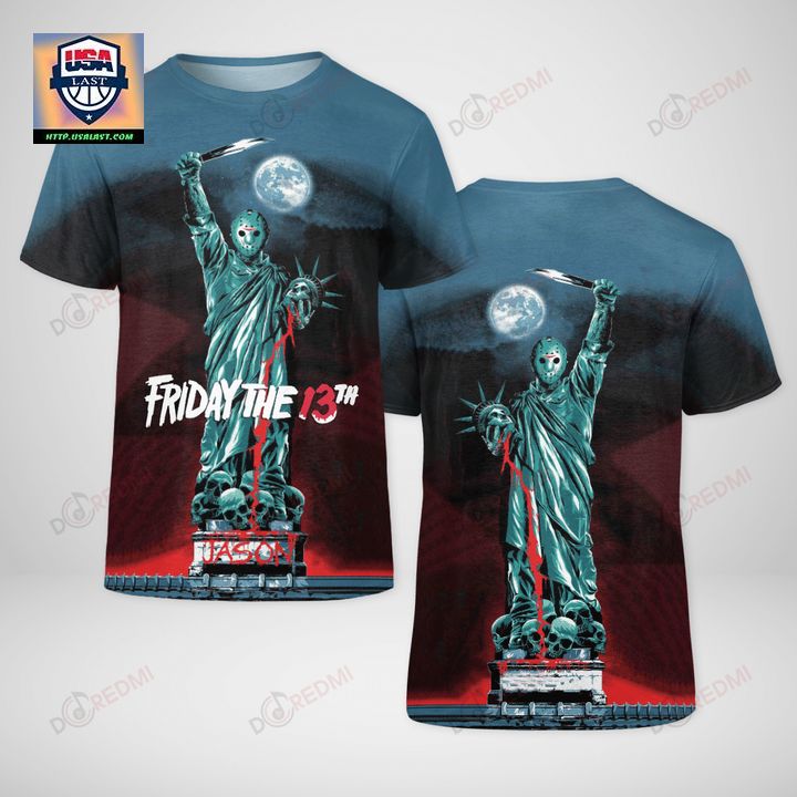 Jason Voorhees x The Statue of Liberty Halloween All Over Print Shirt – Usalast