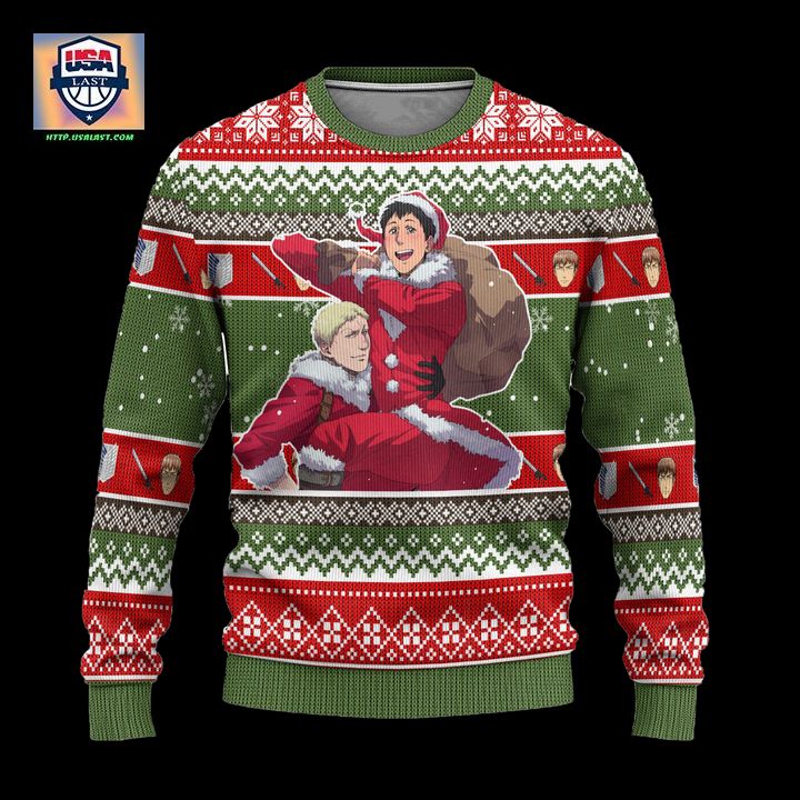 Jean Kirstein Attack on Titan Anime Ugly Christmas Sweater Xmas Gift – Usalast