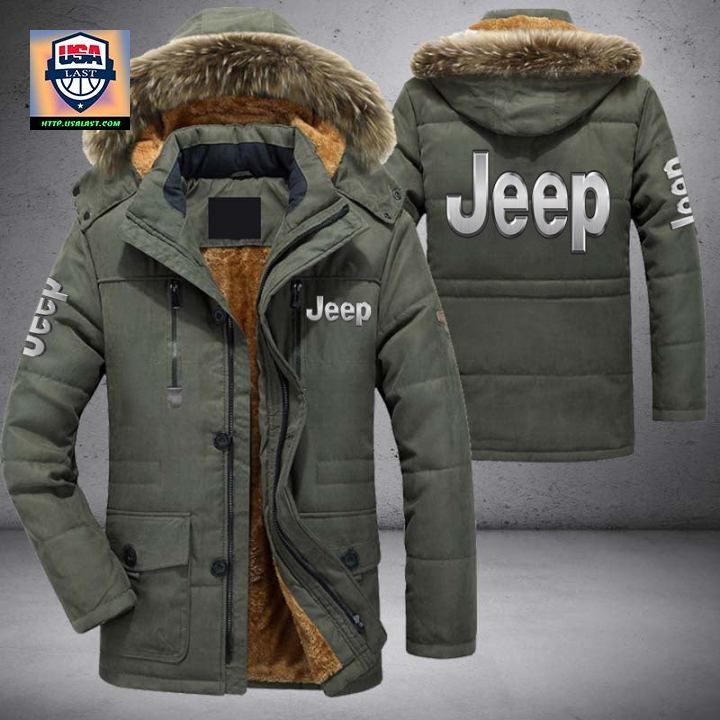 Jeep Logo Brand Parka Jacket Winter Coat - My favourite picture of yours