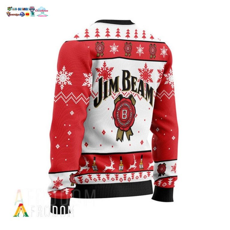 Jim Beam Ver 2 Ugly Christmas Sweater - Eye soothing picture dear