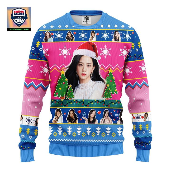 Jisoo Black Pink Ugly Christmas Sweater Amazing Gift Idea Thanksgiving Gift – Usalast