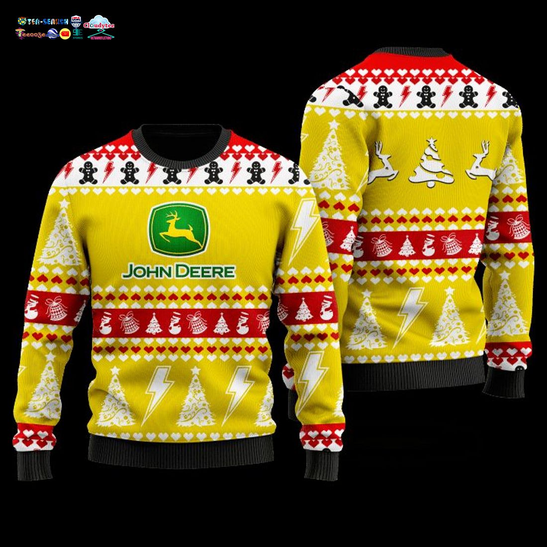 John Deere Ver 3 Ugly Christmas Sweater