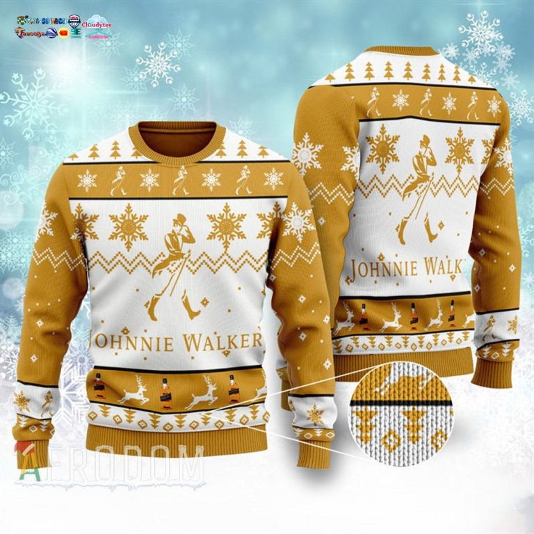 Johnnie Walker Ugly Christmas Sweater - Cool look bro