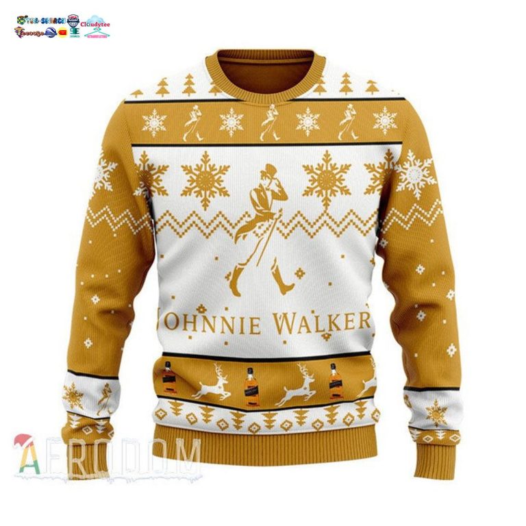Johnnie Walker Ugly Christmas Sweater - You look elegant man