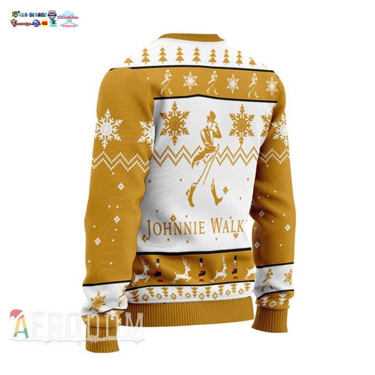 Johnnie Walker Ugly Christmas Sweater - Loving click