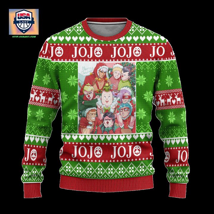 JoJos Bizarre Adventure Anime Ugly Christmas Sweater Custom Xmas Gift – Usalast