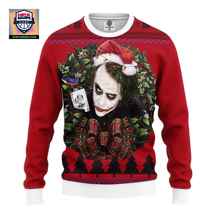 Joker With Card Noel Mc Ugly Christmas Sweater Thanksgiving Gift – Usalast