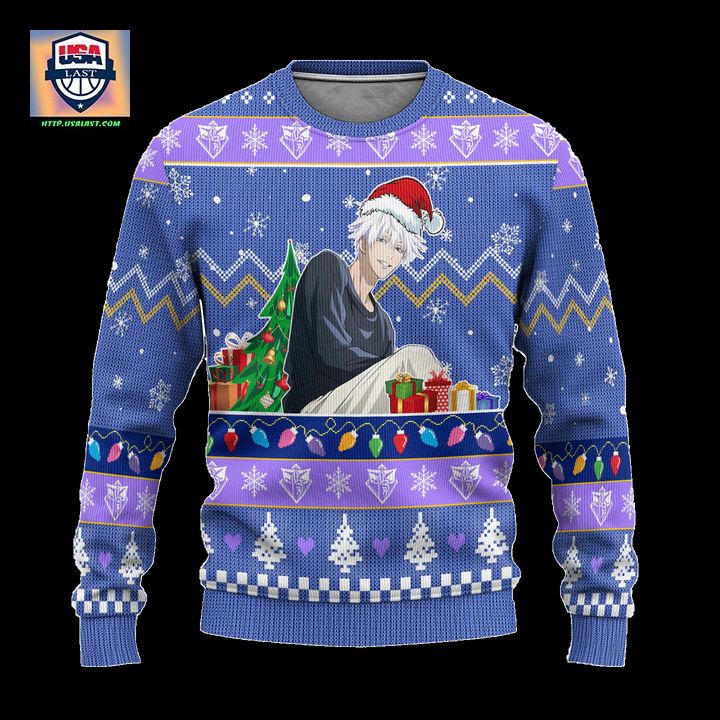 Jujutsu Kaisen Ugly Christmas Sweater Custom Satoru Gojo Xmas Gift – Usalast