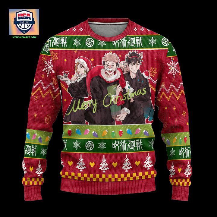 Jujutsu Kaisen Ugly Christmas Sweater Custom Xmas Gift – Usalast
