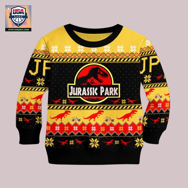 Jurassic Park Ugly Christmas Sweater - You look different and cute