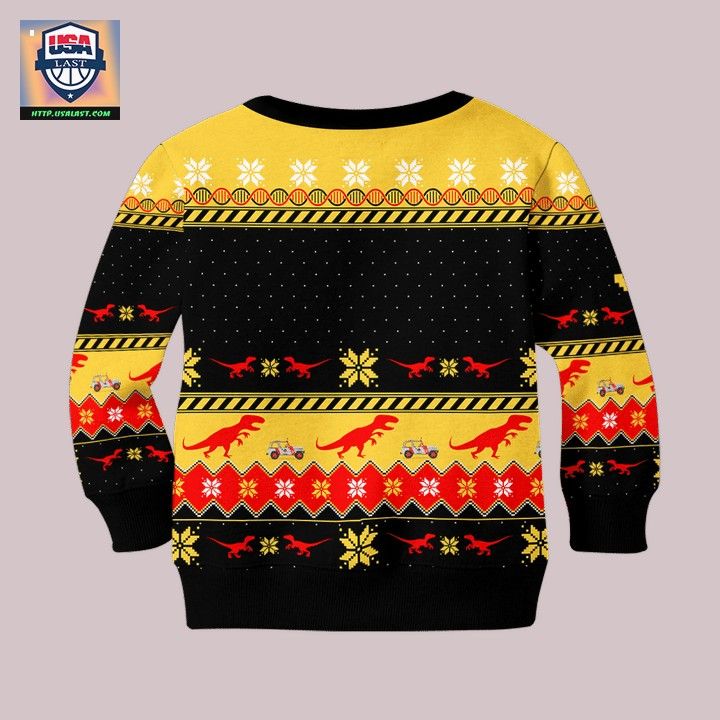 Jurassic Park Ugly Christmas Sweater - Looking so nice
