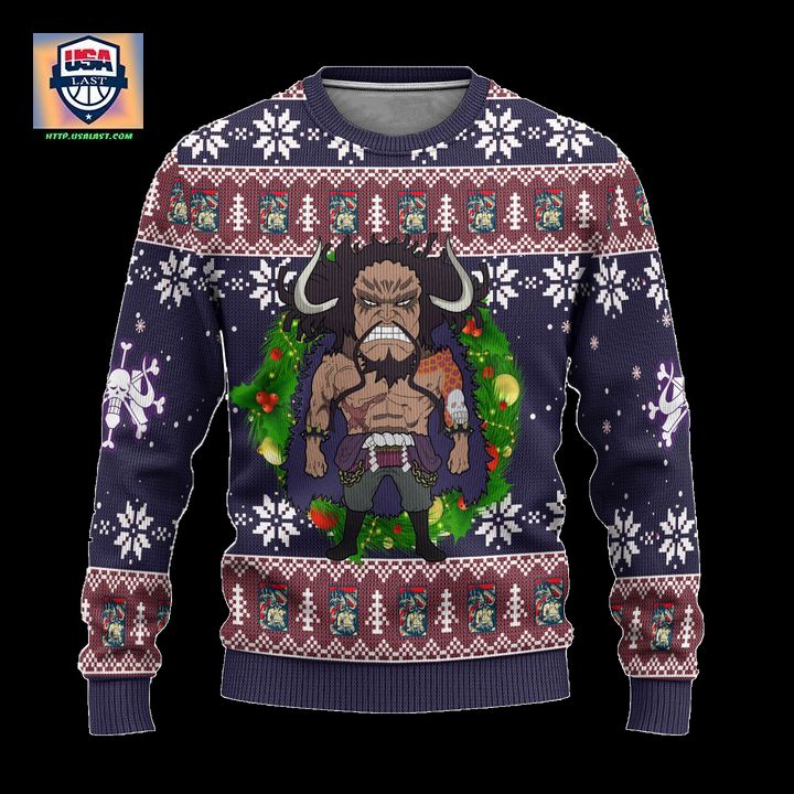 Kaido One Piece Anime Ugly Christmas Sweater Xmas Gift – Usalast
